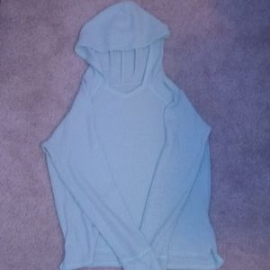 Mudd girls Large (10/12) teal lightweight hoodie